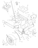 Part Location Diagram of 7500692ZMA Murray Axle Assembly