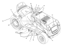 Page B Diagram and Parts List for 7800278 405021x114 Murray Lawn Tractor