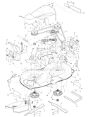 Part Location Diagram of 7300745ZMA Murray Bracket, Front Hanger