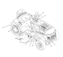 Page B Diagram and Parts List for 7800279 405021x51 Murray Lawn Tractor