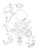 Page D Diagram and Parts List for 7800279 405021x51 Murray Lawn Tractor
