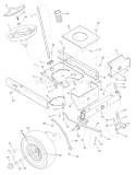 Page H Diagram and Parts List for 7800279 405021x51 Murray Lawn Tractor