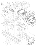 Page A Diagram and Parts List for 7800280 405628x114 Murray Lawn Tractor