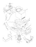 Page E Diagram and Parts List for 7800281 405628x51 Murray Lawn Tractor