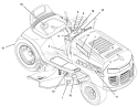 Page B Diagram and Parts List for 7800282 425307x51A Murray Lawn Tractor