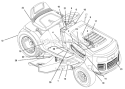 Page B Diagram and Parts List for 7800292 385002x108C Murray Lawn Tractor