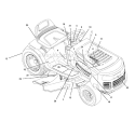 Page B Diagram and Parts List for 7800295 405012x108 Murray Lawn Tractor