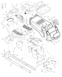 Page A Diagram and Parts List for 7800300 405606x78C Murray Lawn Tractor