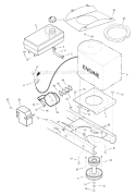 Page D Diagram and Parts List for 7800302 425017x78B Murray Lawn Tractor