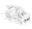 Page B Diagram and Parts List for 7800303 425621x108C Murray Lawn Tractor