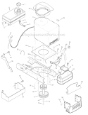 Page E Diagram and Parts List for 7800303 425621x108D Murray Lawn Tractor