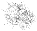 Page B Diagram and Parts List for 7800304 425622x78C Murray Lawn Tractor