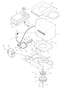 Page E Diagram and Parts List for 7800304 425622x78C Murray Lawn Tractor