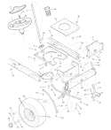 Page H Diagram and Parts List for 7800306 465624x78B Murray Lawn Tractor