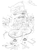Page F Diagram and Parts List for 7800320 405021x151 Murray Lawn Tractor