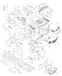 Page A Diagram and Parts List for 7800321 405628x151 Murray Lawn Tractor