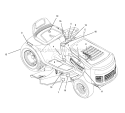 Page B Diagram and Parts List for 7800321 405628x151 Murray Lawn Tractor