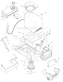 Page E Diagram and Parts List for 7800321 405628x151 Murray Lawn Tractor