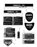 Page D Diagram and Parts List for 7800323 BT2265FC Murray Lawn Mower