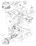 Page D Diagram and Parts List for 7800337 309007x51A Murray Lawn Tractor