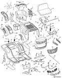 Page G Diagram and Parts List for 7800362 LT155420C Murray Lawn Tractor