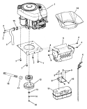 Page E Diagram and Parts List for 7800370 FLT185420 Murray Lawn Tractor