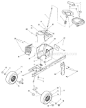 Page K Diagram and Parts List for 7800399 ELT175460H Murray Lawn Tractor