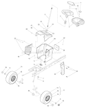 Page J Diagram and Parts List for 7800409 ELT125380 Murray Lawn Tractor