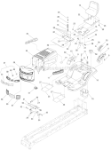 Page H Diagram and Parts List for 7800410 ELT155420G Murray Lawn Tractor