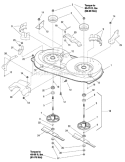 Page B Diagram and Parts List for 7800412 EYK125380 Murray Lawn Tractor