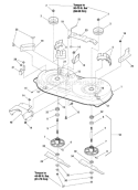 Page B Diagram and Parts List for 7800413 EYK155420G Murray Lawn Tractor
