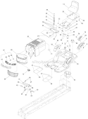 Page H Diagram and Parts List for 7800415 EYK175460H Murray Lawn Tractor