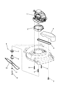 Page B Diagram and Parts List for 7800461 EMP2265 Murray Lawn Mower