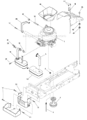 Page E Diagram and Parts List for 7800496 ELB125380G Murray Lawn Tractor