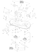 Part Location Diagram of 7300797BMYP Murray Bracket-Brake Mounting 42 In