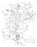 Page E Diagram and Parts List for 7800529 309007x51B Murray Lawn Tractor