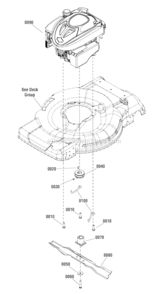 Engine_Group Diagram and Parts List for 7800743  Murray Lawn Mower