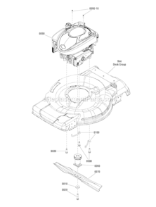 Engine_Group_7502736 Diagram and Parts List for 7800885 BTXPV226750HW Murray Lawn Mower
