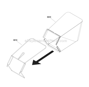 Grass_Catcher_7501600 Diagram and Parts List for 7800885 BTXPV226750HW Murray Lawn Mower