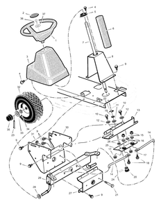 Part Location Diagram of 1401123E701 Murray DISCONTINUED