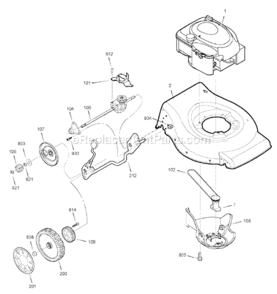 Part Location Diagram of 700234 Murray Belt Cover Assembly