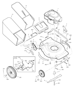 Part Location Diagram of 800910YP Murray Spring Clip, Rear Door