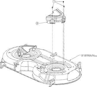 Deck Covers Diagram and Parts List for M200-46 (RZT-46)(2016) Murray Lawn Tractor