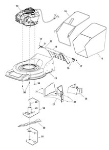 Part Location Diagram of 103M02-0011-H1 Murray * Engine, Briggs And Stratton 675ex Series