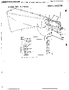 Grass bagger Diagram and Parts List for 9-22253  Murray Lawn Mower