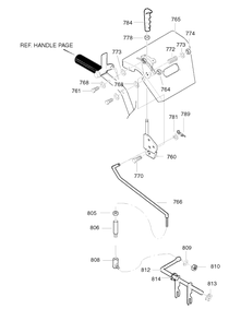 Control Panel Assembly Diagram and Parts List for 6291670X196 (1695426)(2007) Murray Snow Blower