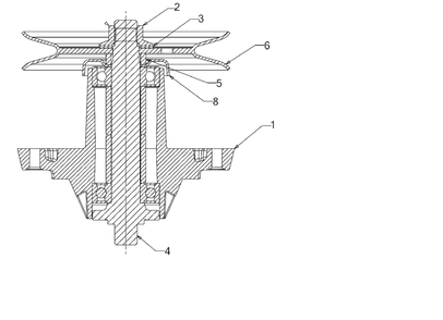 Spindle Diagram and Parts List for M115-38 (13BC77LF058)(2018) Murray Lawn Tractor