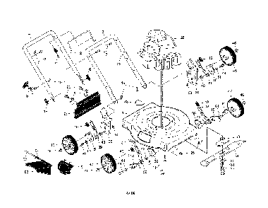Lawn mower Diagram and Parts List for 96114002500  Murray Lawn Mower