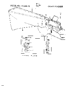 Grass bagger Diagram and Parts List for 37048  Murray Lawn Mower