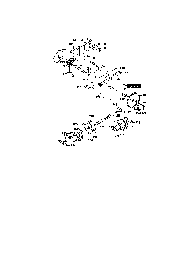 Drive components Diagram and Parts List for 627104X8A  Murray Snow Blower